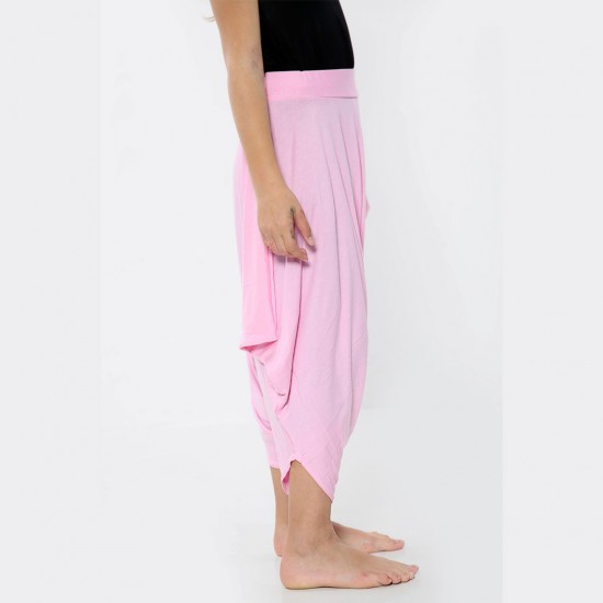 Flygo Girls Wide Leg Pants - Flowy Elastic Waist Palazzo Trousers With Pockets