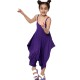 Girls Cami Strappy Lagenlook Baggy Harem Romper Playsuit Jumpsuit