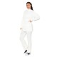 Women's High Neck Knitted Tie Wasited Jumper & Trouser Set 2pcs Suit