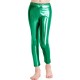 Girls Shiny Wet Look Leggings Kids Liquid Metallic Dance Footless Tights Pants