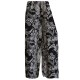 Women Printed Palazzo Wide Leg Baggy Trousers